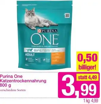 Sutterlüty Purina One Katzentrockennahrung 800g Angebot