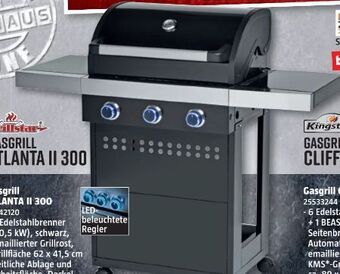 Bauhaus Gasgrill Atlanta II 300 Angebot