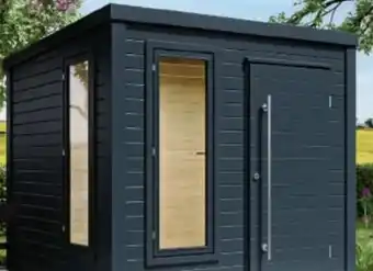 Bauhaus Blockbohlenhaus Cube 3.0 Angebot