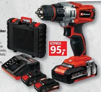 Bauhaus Akku-Bohrschrauber TE-CD 18-2 Li Kit Angebot