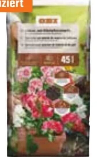 OBI Living Garden Balkon-Kübelpflanzenerde Angebot