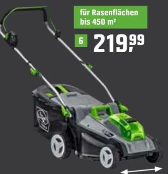 OBI Akku-Rasenmäher A-RM-2x20/37 Set Angebot