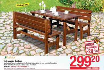 Maximarkt Holzgarnitur Salzburg Angebot