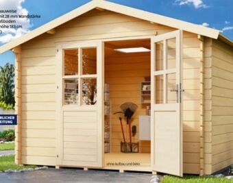 Hofer Gartenhaus XL Angebot