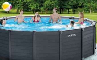 Hofer Graphite Panel Pool Angebot
