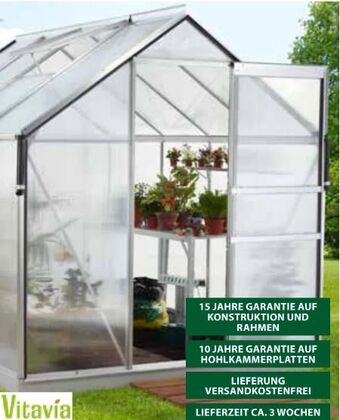 Dehner Gewächshaus Pollux 5000 Angebot