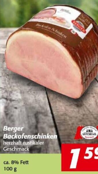 Nah&Frisch Berger Backofenschinken 100g Angebot