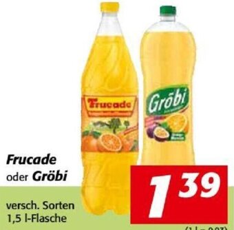 Nah&Frisch Frucade oder Gröbi 1,5 l Angebot