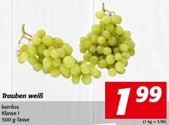 Nah&Frisch Trauben Weiß 500g Angebot