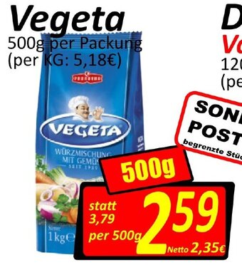 Wurstico Vegeta 500g Angebot