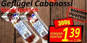 Wurstico Geflügel Cabanossi 300g Angebot