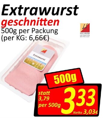 Wurstico Extrawurst 500g Angebot