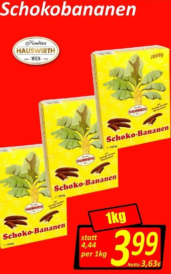 Wurstico Schokobananen Angebot