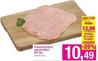 Sutterlüty Putenschnitzel Geschnitten Angebot