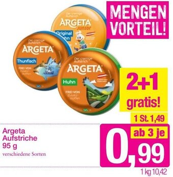 Sutterlüty Argeta Aufstriche 95g Angebot