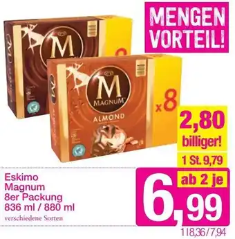 Sutterlüty Eskimo Magnum 8er 836 ml/ 880 ml Angebot