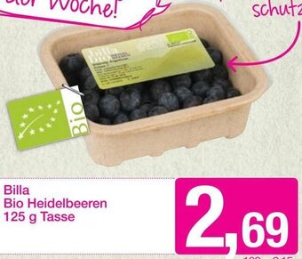 Sutterlüty Billa Bio Heidelbeeren 125 g Angebot