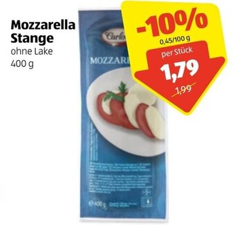 Hofer Mozzarella Stange 400g Angebot