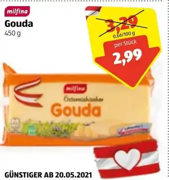 Hofer Gouda 450g Angebot
