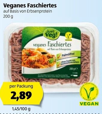 Hofer Veganes Faschiertes 200g Angebot