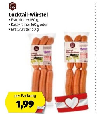 Hofer Cocktail Würstel Angebot
