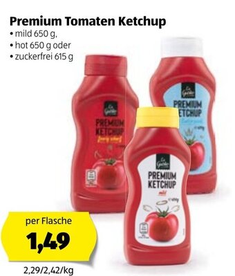 Hofer Premium Tomaten Ketchup Angebot