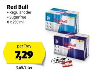 Hofer Red Bull 8x250ml Angebot