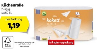 Hofer Küchenrolle Angebot