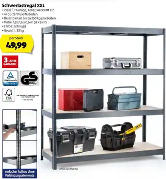 Hofer Schwerlastregal XXL Angebot