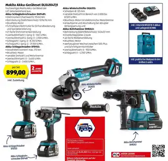 Hofer Makita Akku-Geräteset DLX4104TJ1 Angebot