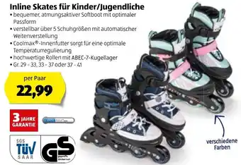 Hofer Inline Skates Für Kinder/Jugendliche Angebot