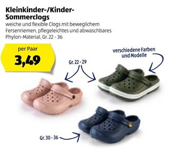 Hofer Kleinkinder-/Kinder Sommerclogs Angebot