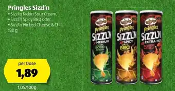 Hofer Pringles Sizzl'n 180g Angebot