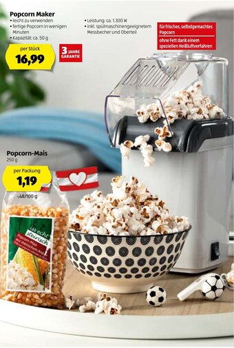 Hofer Popcorn Maker Angebot