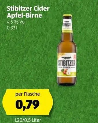 Hofer Stibitzer Cider Apfel-Birne 0,33L Angebot