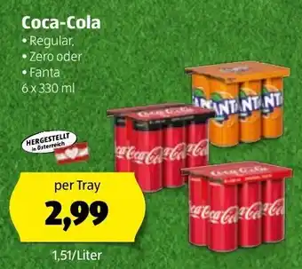 Hofer Coca-Cola 6x330ml Angebot