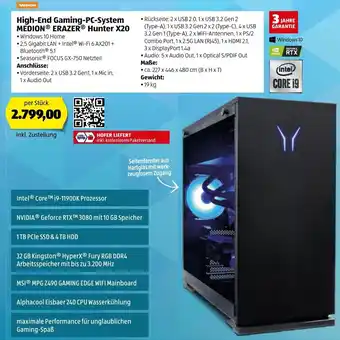 Hofer High End Gaming PC System Medion Angebot