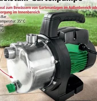 Norma Edelstahl Gartenpumpe Angebot