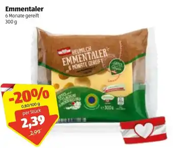 Hofer Emmentaler 300g Angebot