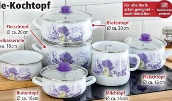 Norma Retro-Emaille-Kochtopf Lavendel Angebot