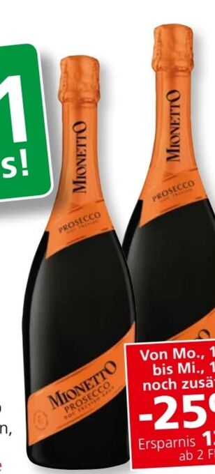 SPAR Gourmet Prestige Collection Prosecco Angebot