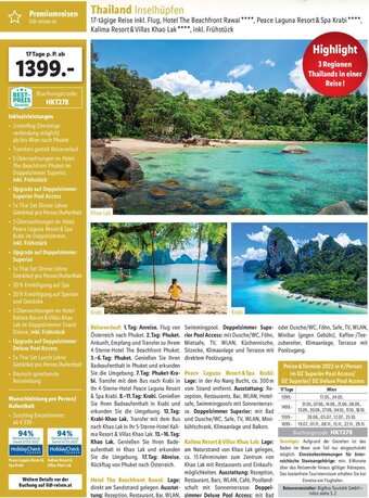 Lidl Thailand Inselhüpfen Angebot