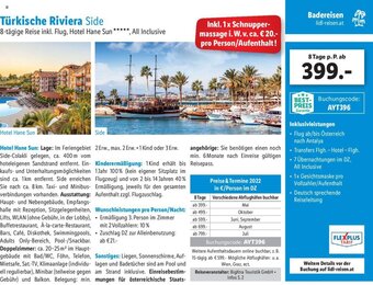 Lidl Türkische Riviera Side Angebot
