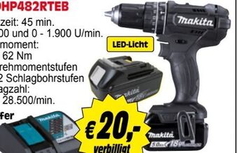 Zgonc Akku-Schlagbohrschrauber DHP482RTEB Angebot