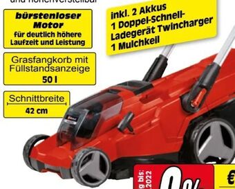 Zgonc Akku-Rasenmäher Set Rasarro 36/42 Angebot