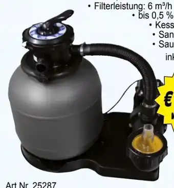 Zgonc Sandfilteranlage SF 132 Angebot