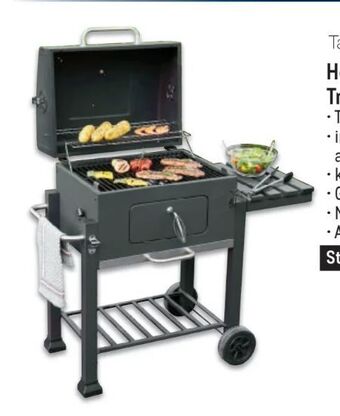 Metro Holzkohlegrill Trolly Deluxe Angebot