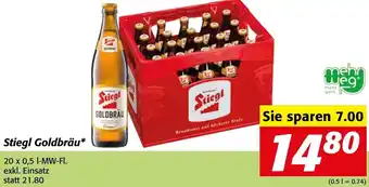 Strasser Markt Stiegl Goldbräu 20x0,5-l Angebot
