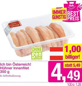 Sutterlüty Ich Bin Österreich! Hühner Innenfilet 350 g Angebot
