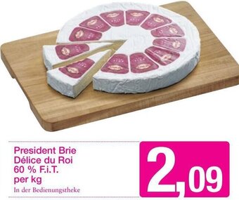 Sutterlüty President Brie Délice Du Roi per kg. Angebot
